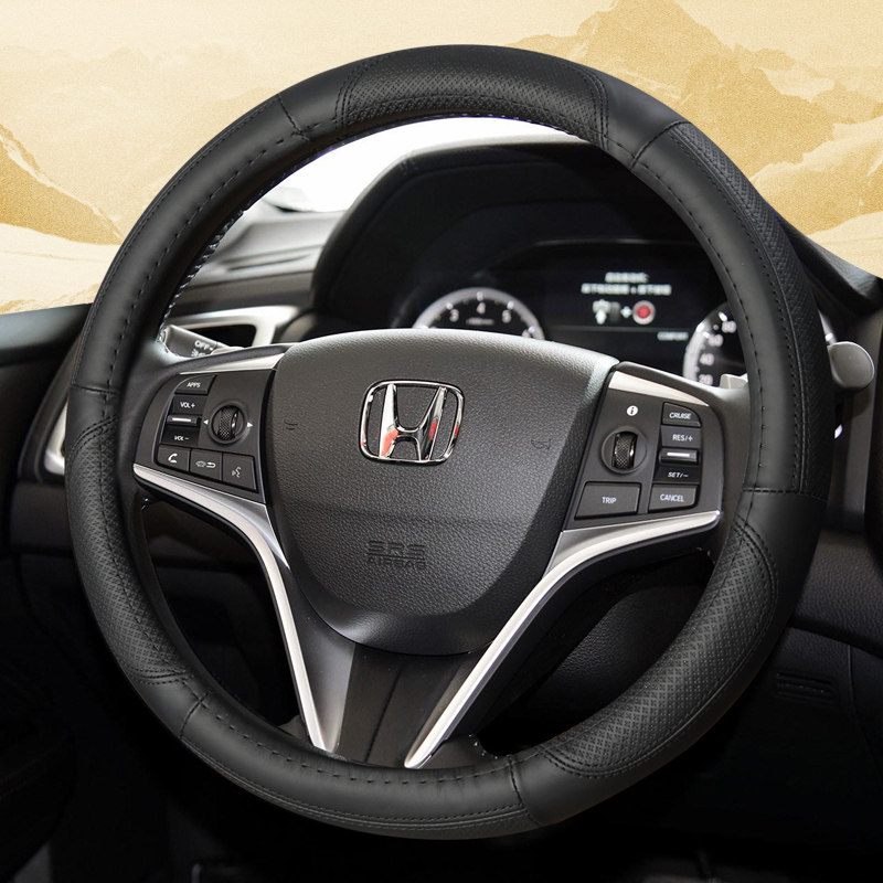 Applicable Guangben Honda 22 Yaakaku over 10 generations of 10 generation 7 generations of 8 generations of 9 generations of 9 generations of genuine leather steering wheel sleeves