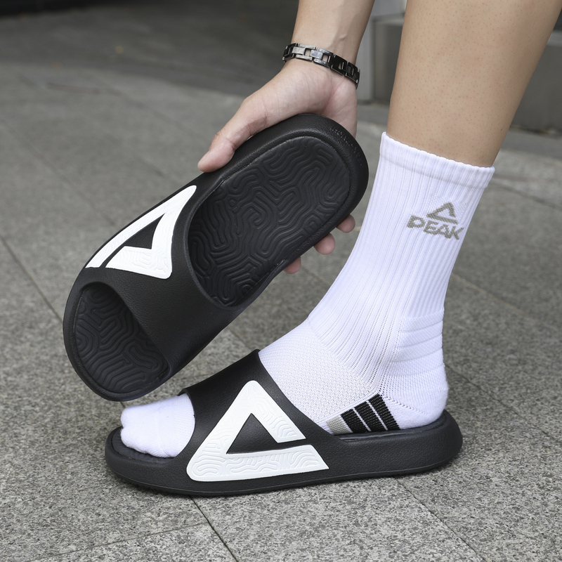 Peak Taiji Slippers for Men, New Summer Outdoor Basketball Sports Sandals, Non-Slip and Wear-Resistant, Trendy Brand for Women Peak Taiji Slippers for Men, New Summer Outdoor Basketball Sports Sandals, Non-Slip and Wear-Resistant, Trendy Brand for Women