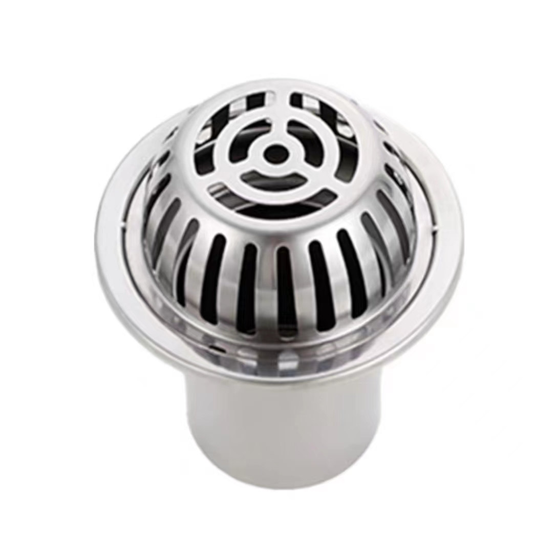 Heat stainless steel terminal leakage PVC 4 inch 110 pipe 6 inch 160 tube 5 inch 87 tube tube terrace leak