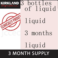 three bottles liquid