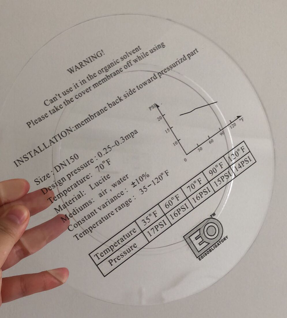 RO PURE WATER CHEMICAL WATER REVERSE OSMOSIS SYSTEM ORGANIC GLASS PVC BLASTING MEMBRANE ANTI-EXPLOSION FILM SHEET PRESSURE RELIEF SHEET CDC EO-TAOBAO