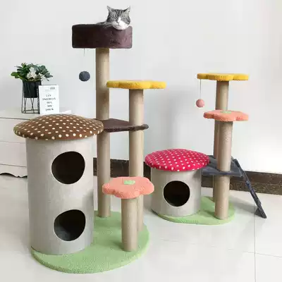 Cat multilayer cat climbing frame cat cat climbing frame high-grade multilayer large cat climbing frame pet cat cat tree cat toys
