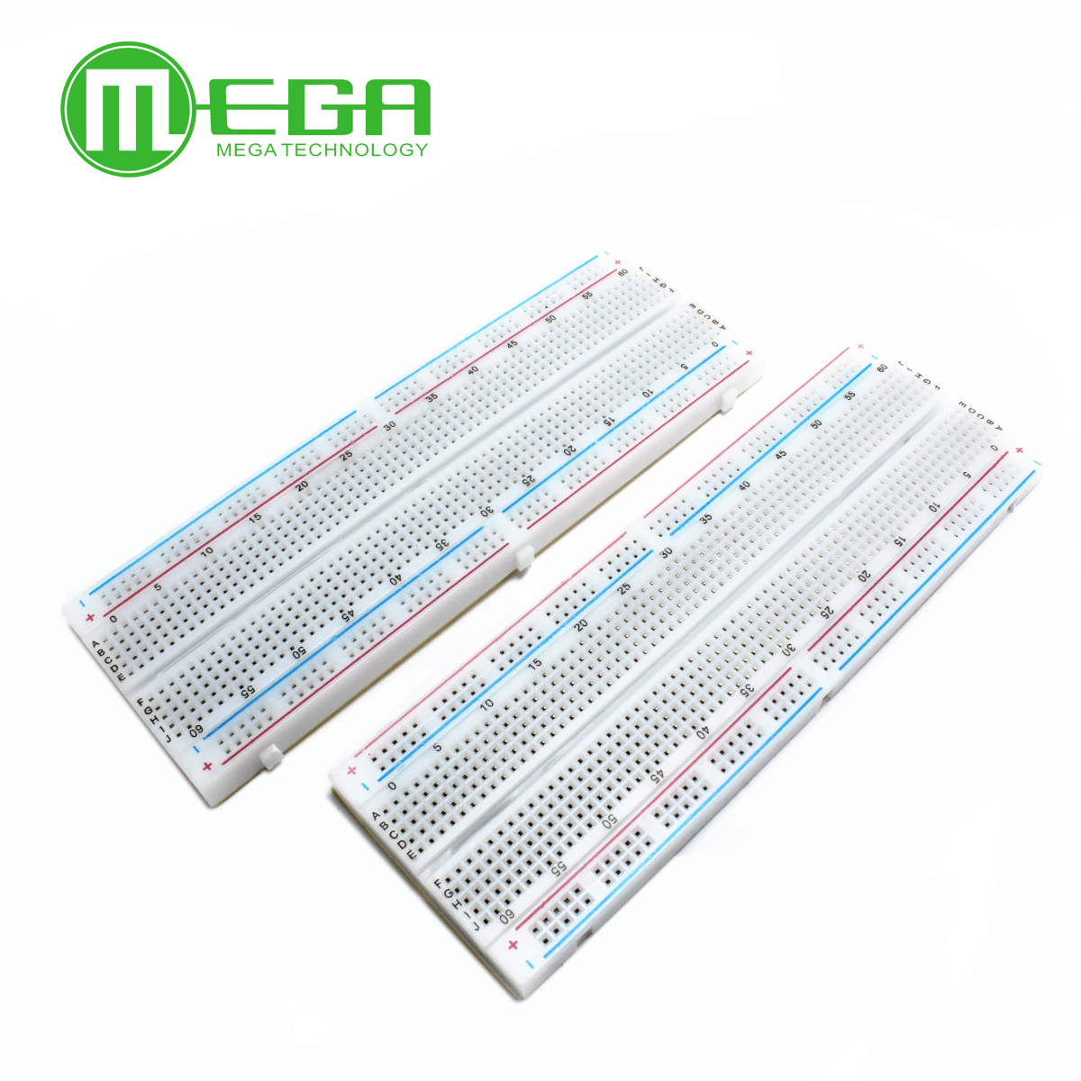 High quality breadboard MB-102 red and blue line breadboard 830 hole breadboard experimental connecting board