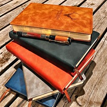 Ultra Comfort Feel Imitation Leather Deer Head Retro A5 Thickened Business Notebook Day Notebooks 