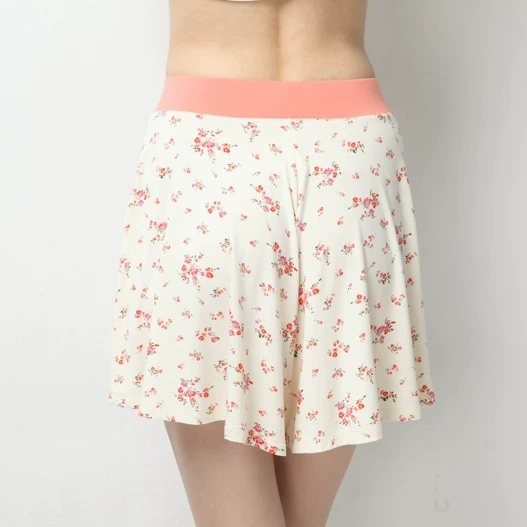 梦邦 Trousers for leisure, shorts, skirt, oversize, floral print