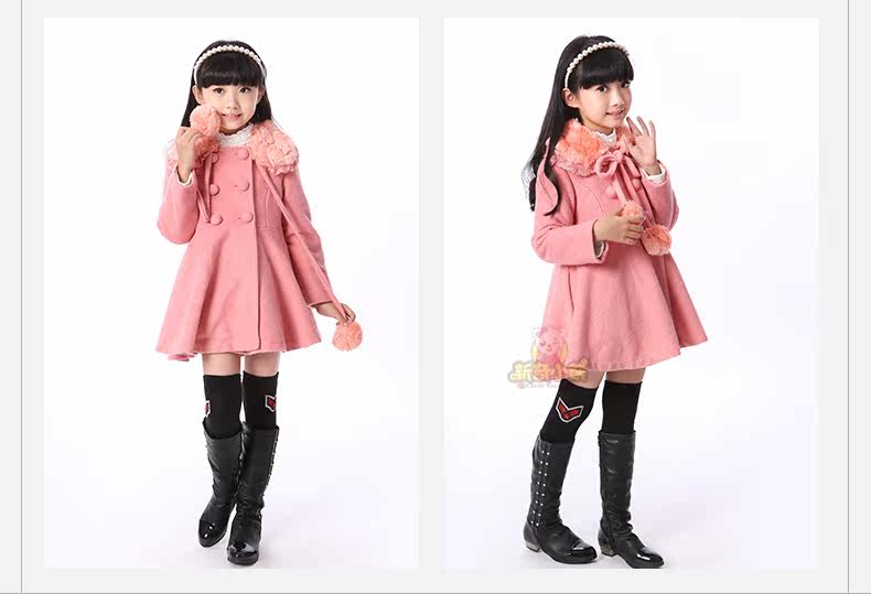 Manteau pour fille en laine - Ref 2161998 Image 30