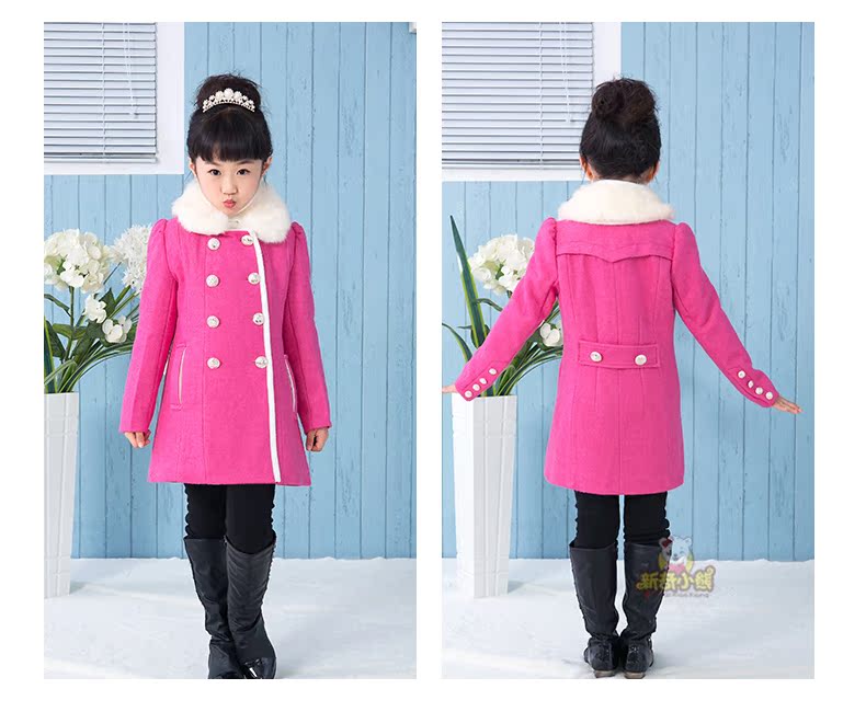 Manteau pour fille en mélange - Ref 2161781 Image 29