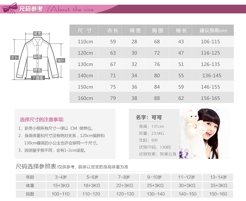 Manteau pour fille en mélange - Ref 2161674 Image 8