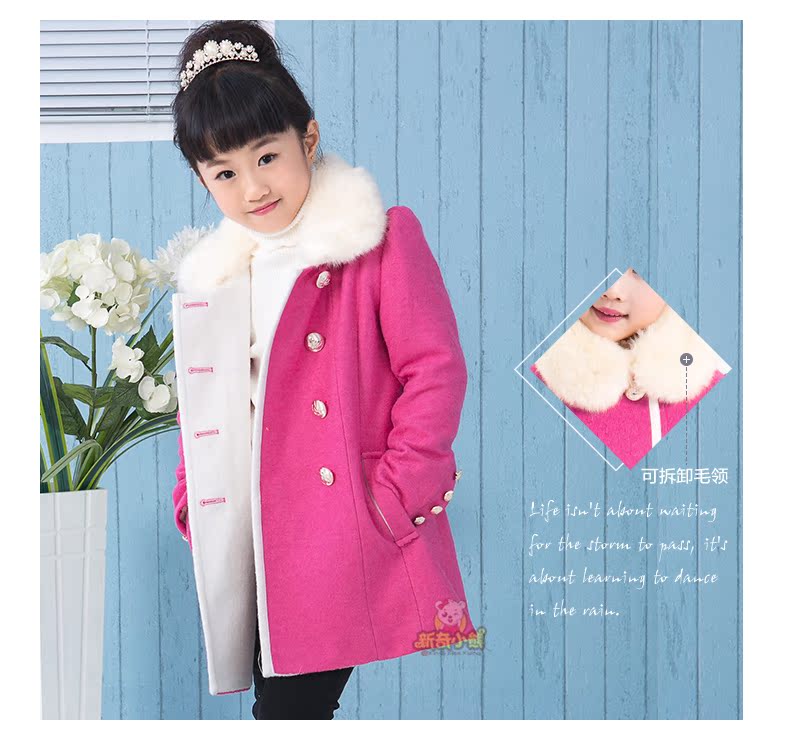 Manteau pour fille en mélange - Ref 2161781 Image 28