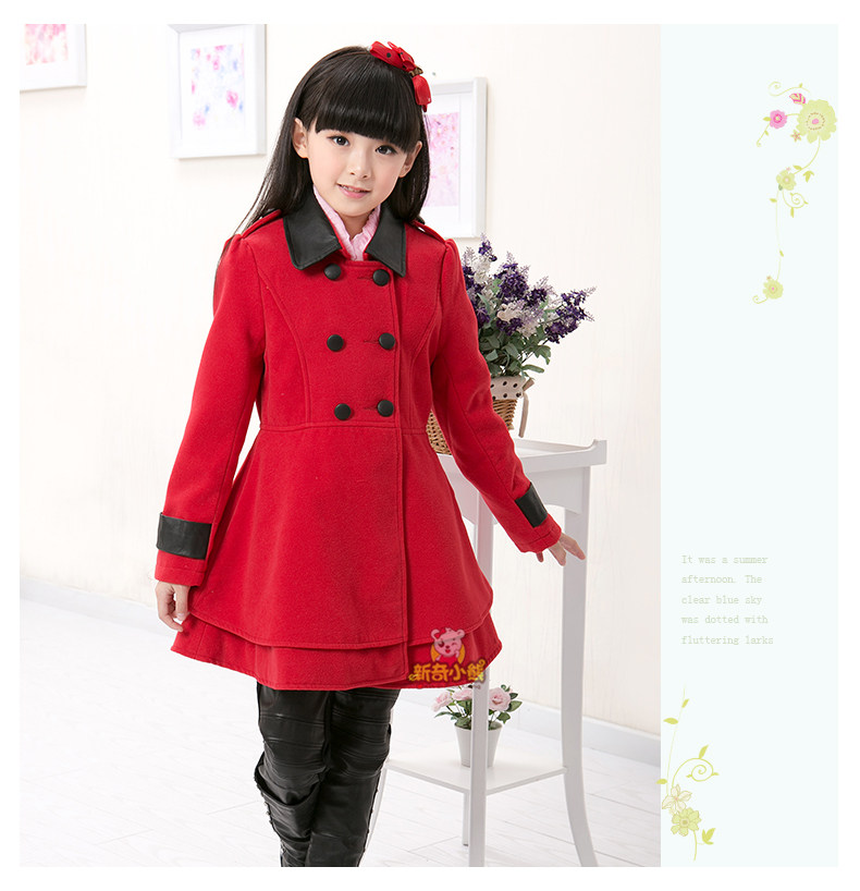 Manteau pour fille en mélange - Ref 2161674 Image 25