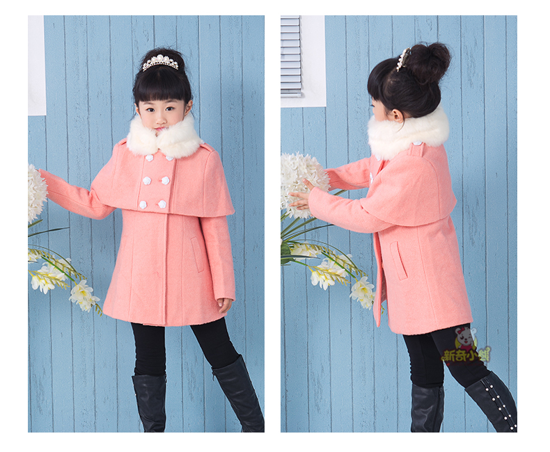 Manteau pour fille en mélange - Ref 2161857 Image 30