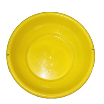 Plastic yellow washbasin washbasin Household plastic home yellow washbasin