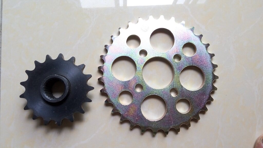 Longxin Longding Original Factory LX150ATV-3A-6A Beach Car Accessories Superwire 530 Chain Front And Rear Chain Tray