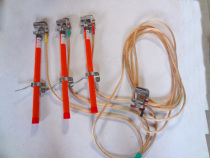 10KV hand-held bus spring compression grounding rod flat spiral grounding wire substation grounding rod