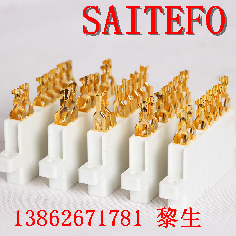 Hot runner temperature control box with terminal blocks Plastic row temperature control instrument card plug gold finger