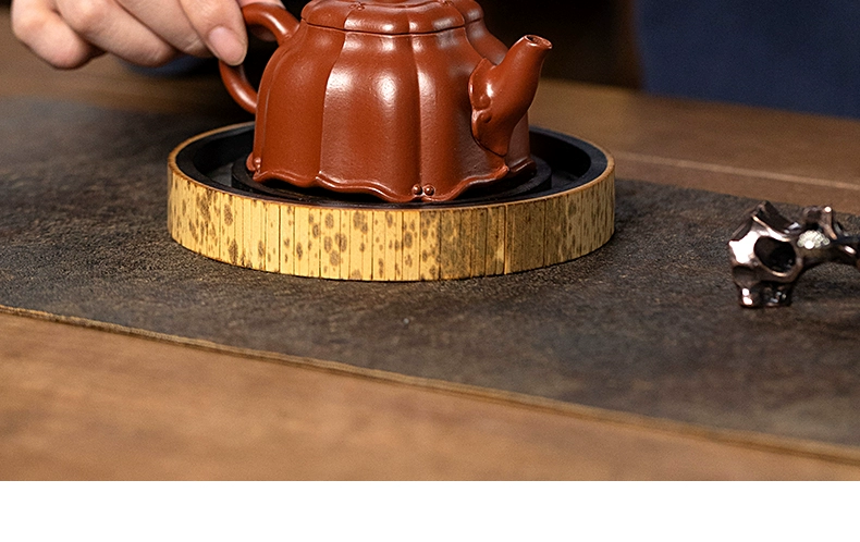 Guyuetang Yixing Zisha ấm trà nguyên chất handmade ấm trà mini đích thực bộ trà Ruyi Sifang chén tử sa
