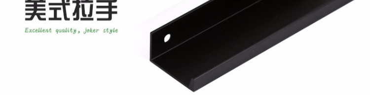 tivi giá rẻ dưới 2 triệu Tianmeng nhôm hợp kim cửa cửa tủ đầu giường tủ TV cửa bếp Bắc Âu màu đen vô hình xử lý hiện đại tối giản tay nắm cửa - TV tivi Vizio
