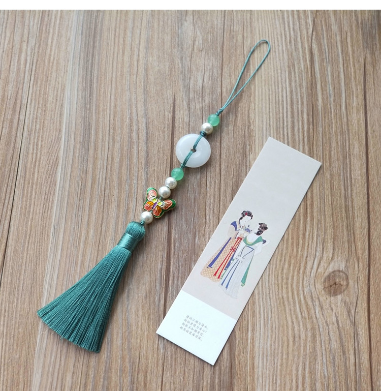 Pingan tua, bông tai, trâm cổ, phụ kiện Hanfu, sườn xám Trung Quốc, 汉 khóa, mặt dây chuyền tua rua Hanfu ghim cài áo vest nam