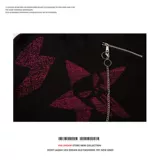 Ожерелье, демисезонный дизайнерский трикотажный свитер подходит для мужчин и женщин для влюбленных, европейский стиль, в американском стиле, оверсайз, тренд сезона