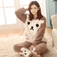 Flannel robe dày nam và nữ đồ ngủ áo choàng mùa xuân và mùa thu ấm áp dài phần cha mẹ-con mặc san hô lông cừu dịch vụ nhà đồ ngủ mùa hè  Cha mẹ và con