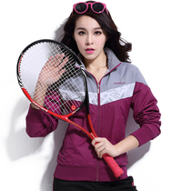 Middle-aged female spring and autumn sports coat single large size work clothes square clothes outdoor 40-year-old mothers windbreaker jacket