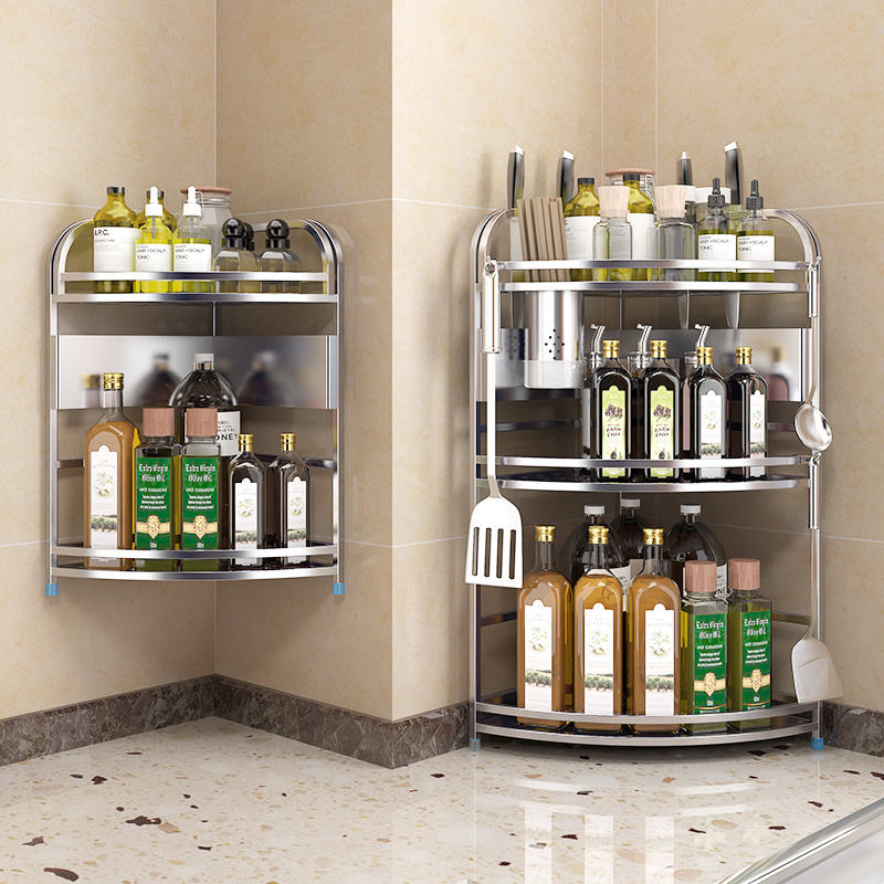 Kitchen Countertops Triangular Corner Shelf Home Storage Supplies Corner Shelf Home Storage Supplies