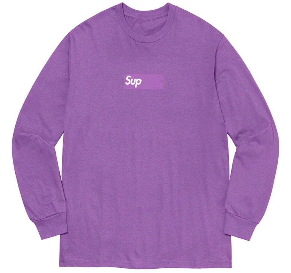 VioletLogan   Box   LOGO   L / S   Long   Sleeve   Tee   Autumn and winter Bottom up Long sleeve T-shirt
