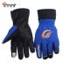 Găng tay xe máy mùa đông RideTribe găng tay đua ấm áp không thấm nước quạt xe cưỡi găng tay nam và nữ - Xe máy Rider thiết bị đai bảo vệ đầu gối Xe máy Rider thiết bị