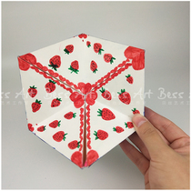 Children Artisanal Graffiti Painting Diy Production Painting Amazing Handmade Origami Creative Drawing Paper Capsized