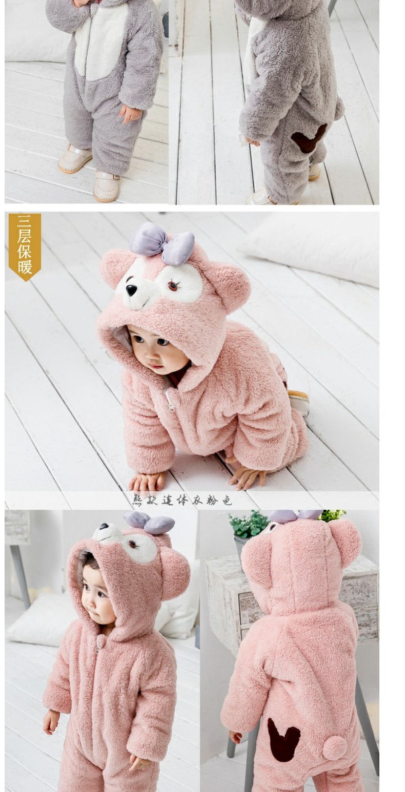 Baby thickies babyiesies mùa đông outwear quần áo mùa đông phù hợp với đồ ngủ mùa đông quần áo màu đỏ quần áo ấm thoi trang tre em