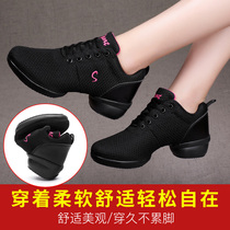 2018 Spring and Summer new square dance shoes ladies sailor dance shoes mesh soft bottom casual fashion dance shoes