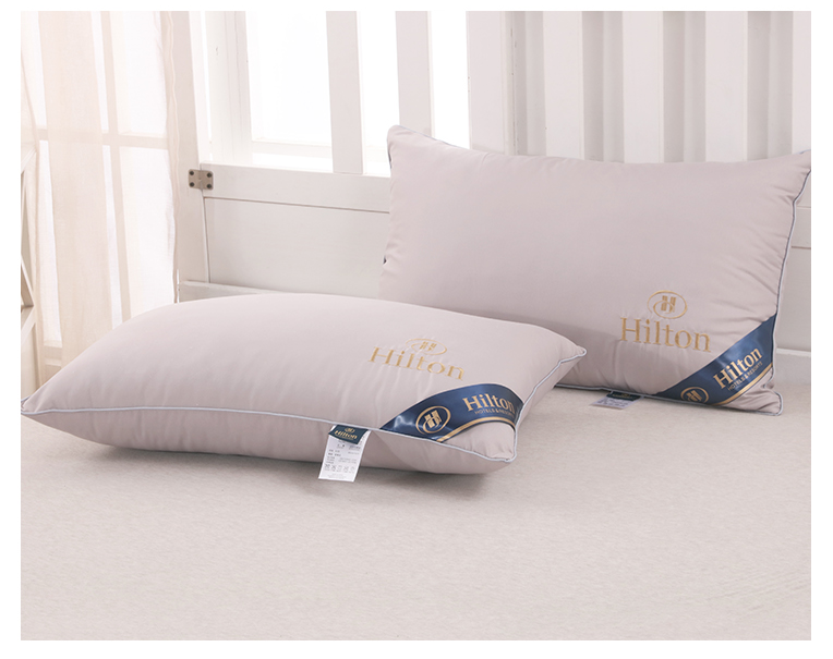 Hilton khách sạn năm sao là 100% trắng ngỗng xuống gối lông vũ Gối một cặp chăm sóc tại nhà cổ gối đơn hoặc kép - Gối gối chống bẹp đầu babymoov