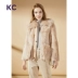 KC lông 2019 mùa đông mới cổ áo lông cừu lông Tuscan da dê lông lông nữ - Faux Fur Faux Fur