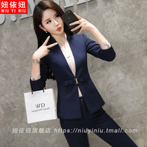 women's fashionable and elegant business suit women's formal work clothing autumn and winter new style celebrity suit interview workwear