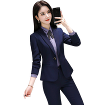 High-end Fashion Professional Dress Suit Suit Women Temperament President Work Suit Small Subinterview Positive Dress Manager West Suit