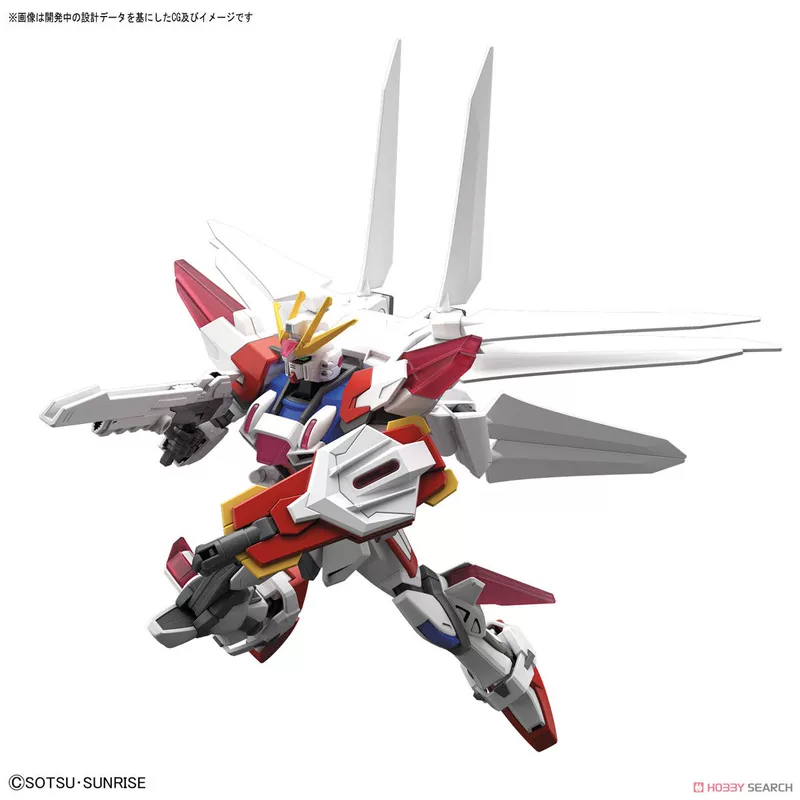 Bandai HGBF066 1/144 Máy bay chiến đấu xây dựng Gundam Tạo mô hình tấn công mạnh mẽ Galaxy Universe Gundam hội - Gundam / Mech Model / Robot / Transformers