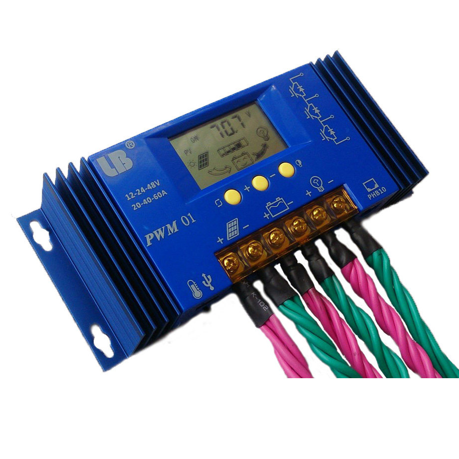 Solar controller 60A12V24V Lead-acid lithium-ion iron-iron lithium battery battery charger Photovoltaic system
