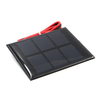 1 5v 300MA solar drip plate 30CM red and black wire photovoltaic power generation cell chip DIY charger