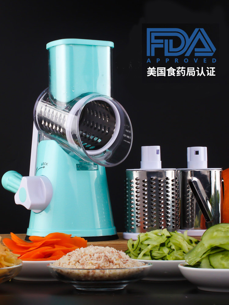 Hand chopper Slicer Multi-function drum chopper Shredder Kitchen shredder Gadget Chopper artifact