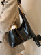 High-End Red Bag for Women 2026 New Style Super Popular Light Luxury Niche Underarm Bag Large Capacity Commuter Tote Bag
