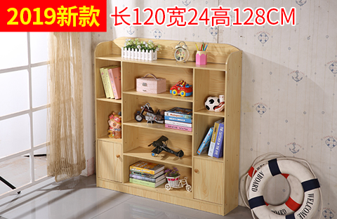 trẻ em kệ tủ sách cho trẻ em đơn giản hiện đại báo sinh viên nhỏ kệ tủ sách với cửa ra vào khung đồ chơi phim hoạt hình cho trẻ em - Buồng tủ để giày dép