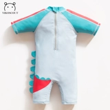 Детский купальник, быстросохнущий милый динозавр для мальчиков, Южная Корея, новая коллекция, защита от солнца