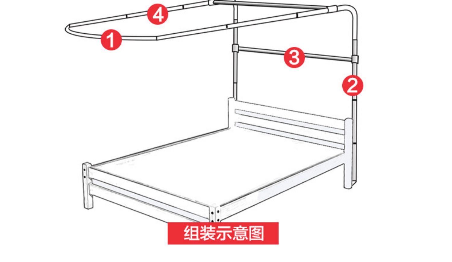 Hình chữ U muỗi thu vào lưới cung điện 2018 châu Âu công chúa gió 1,5m màn ngủ 1.8m đỏ 1.8x2.0 nhà mới - Lưới chống muỗi màn chụp chống muỗi gấp gọn