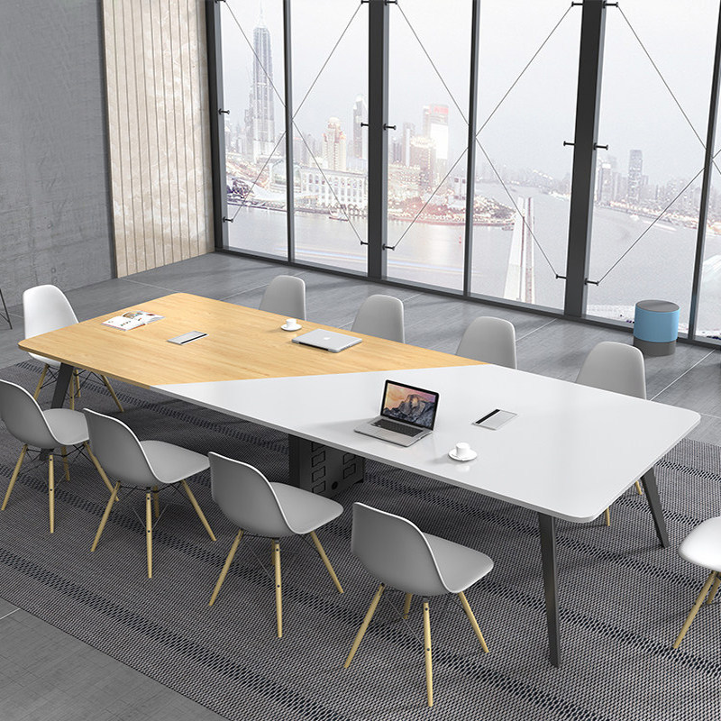 Office furniture conference table desk chair combination simple modern long table small meeting table training table negotiation table