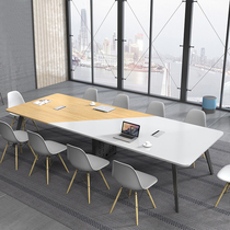 Office Furniture Conference Desk Desk Chair Combination Brief Modern Long Table Small Meeting Table Training Table Negotiation Table
