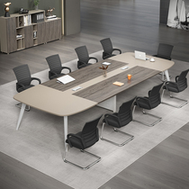Conference table minimalist modern long table small negotiation desk training desk staff strip table and chair combination bench