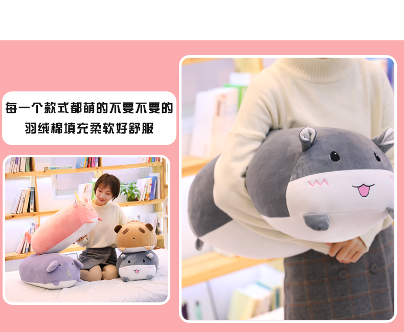 Gối dài trên giường gối đệm tựa lưng lớn ròng Bắc Âu dễ thương phòng ngủ đôi màu đỏ để ngủ trên giường - Trở lại đệm / Bolsters Chăn văn phòng Ikea