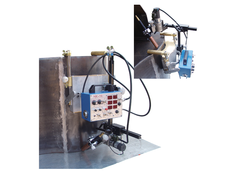 Shanghai Warwick HK-16 Curve Tracking Automatic Welding Trolley for Ship Bridge Steel Structure