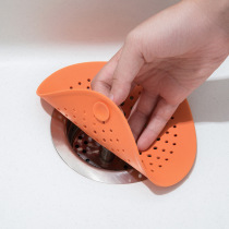 Kitchen wash basin sink toilet sink anti-clogging filter creative shark fin floor drain
