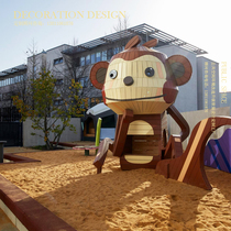 Urban Modern Landscape Small Goods Design Commercial Beauty Chen Creative Pendulum Pieces Custom Commercial Street GRP Cartoon Sculpture